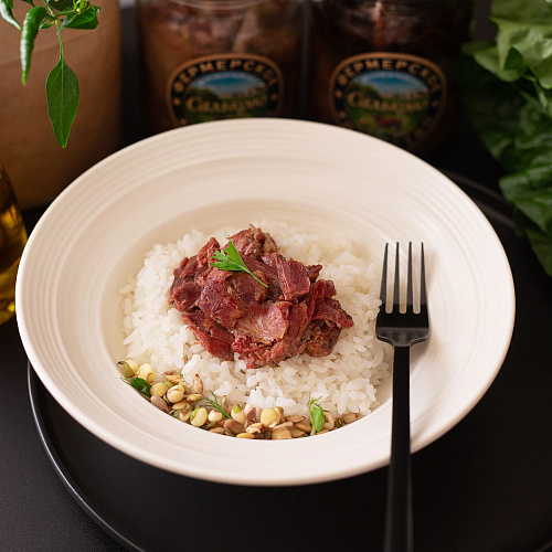 Мясо гуся в собственном соку