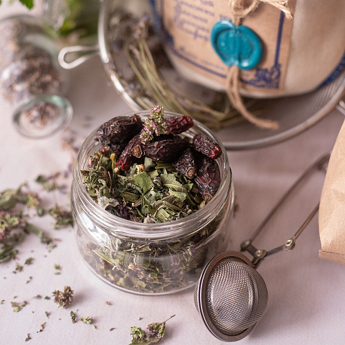 Эльбрусский чай в холщевом мешочке