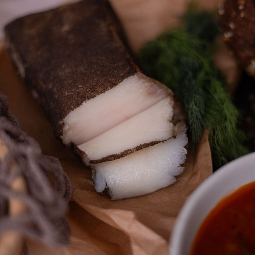 Сало домашнее с черным перцем