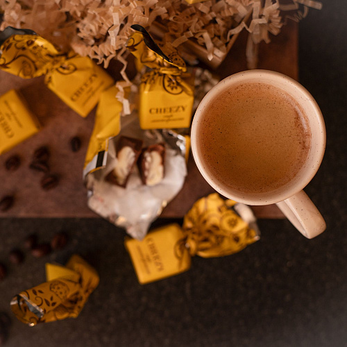 Конфеты с сырной начинкой "CHEEZY"